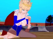 FATE ARTORIA LANCER (3D HENTAI) 1/16