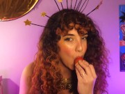 Maria Alive - TONGUE FETISH - Strawberries and cream 7/16