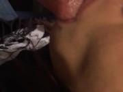 Friends younger sister swallows huge cock after party! 7/16