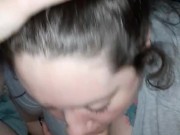 Daddy loves getting his huge white cock slobbered on 15/16