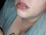 Daddy loves getting his huge white cock slobbered on 6/16