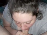 Daddy loves getting his huge white cock slobbered on 8/16