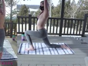 Topless Outdoor Yoga In Colorado! 6/16