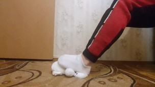 sunny leone sexi photo Making teddy smell my dirty socks and feet while torturing his poor balls