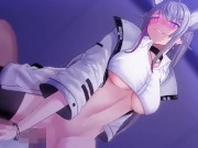 ケモミミ　騎乗位 12/16