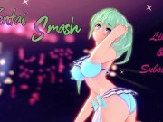 Gremory Rias gets her pussy eaten, rides Kuroka's face. High School DxD Lesbian Hentai. 1/16