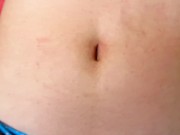 Sexy stretched navel play of my friend, navel finger and exciting penetration Fantasy of Paula 12/16