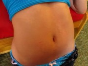 Sexy stretched navel play of my friend, navel finger and exciting penetration Fantasy of Paula 6/16