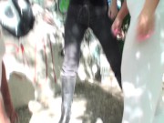 public face slap double domination for mr. tiny virgin loser 10/16