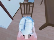 Sae Niijima deepthroats cock and swallows load of cum - Persona 5 Hentai. 14/16