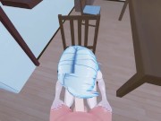 Sae Niijima deepthroats cock and swallows load of cum - Persona 5 Hentai. 15/16