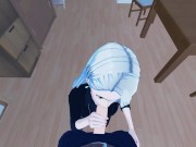 Sae Niijima deepthroats cock and swallows load of cum - Persona 5 Hentai. 8/16