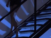 Hot chick Linda bares all her natural body on a couch 2/16