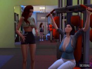 I Get Injured at the Gym and My Trainer Helps Me Eating My Pussy - Sexual Hot Animations 3/16