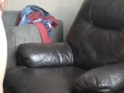 Called in sick so we could fuck. Natasha loves the doggystyle on the chair. 1/16