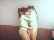 school girl fingering her friend in class room 1/16