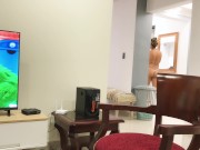 I SPY MY STEPMOM WHILE SHE MASTURBATES AND DISCOVERES ME! 1/16