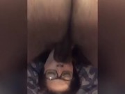 Step brother face fucks step sister and cums all over her face (snippet from new vid)  8/16