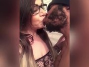 Smoking cum kiss (snippet from new vid) 10/16