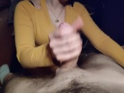 I Jerk My Stepbro's Hard Dick Huge Cumshot 5/16