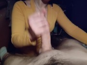 I Jerk My Stepbro's Hard Dick Huge Cumshot 6/16