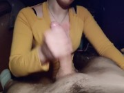 I Jerk My Stepbro's Hard Dick Huge Cumshot 9/16