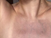 Hairy armpits up close on camera! 7/16