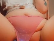 cute chubby slut smokes and fucks herself to shaking orgasm while bf live streams 11/16