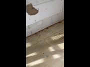 Public fuck on balcony of abandoned hotel  - risky sex - Tonny and Mia 3/16