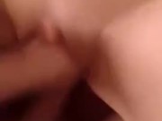 Jerking off inside her gaping pussy 11/16