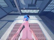 Ganyu gets fucked from your POV. Hand job cum in face - Genshin Impact Hentai. 13/16