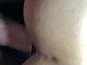 Latina Anal Virgin gets plowed hard asf. Tight asshole buttplug (Doggy) 14/16