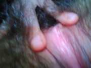Hirsute Hairy Solo ManyVids Onlyfans PAWG PinkMoonLust Smells Own Hairiest Pussy Touches Labia Lips 14/16