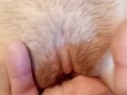 POV clit licking after blowjob. She is so wet. 