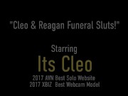 Deep Tongue Fucking Lesbians Reagan Lush And Its Cleo 69 At A Funeral?! 1/16