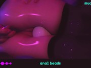 ♡ ANIME-GIRL PLAY WITH ANAL BEADS ♡ 16/16