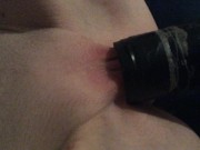 Getting my pussy sucked on with a vacuum cleaner until it swells up 11/16