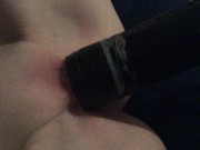 Getting my pussy sucked on with a vacuum cleaner until it swells up 12/16