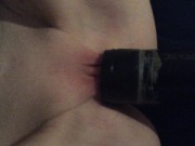 Getting my pussy sucked on with a vacuum cleaner until it swells up 5/16