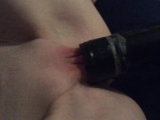 Getting my pussy sucked on with a vacuum cleaner until it swells up 7/16