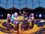 Genshin Impact - Group Dance & Orgy [UNCENSORED HENTAI 4K MMD] 1/16