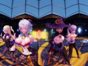 Genshin Impact - Group Dance & Orgy [UNCENSORED HENTAI 4K MMD] 5/16