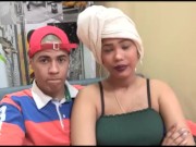 Her FIRST THREESOME with husband and black dude! 6/16