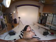 VR BANGERS Curvy Ebony Babe Gets Creampied VR Porn 14/16