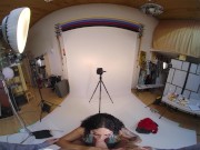 VR BANGERS Curvy Ebony Babe Gets Creampied VR Porn 2/16