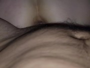 Stretching her tight little pussy made me cum inside her beautiful cream pie  11/16