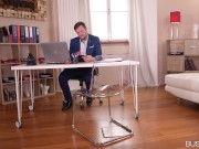 Horny Latina Hussy Kesha Ortega Fucks & Sucks for Office Job 1/16