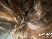 La encontre en el dormitorio, recibio sexo y todo el semen en su cara como ella ama jugar 12/16