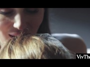 Stunning lesbian lovers, finger and lick each other to orgasm 11/16