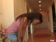 Sexy Hot Blonde Brett Rossi Tongue Fucks Face Sitting Lesbian Celeste Star! 2/16